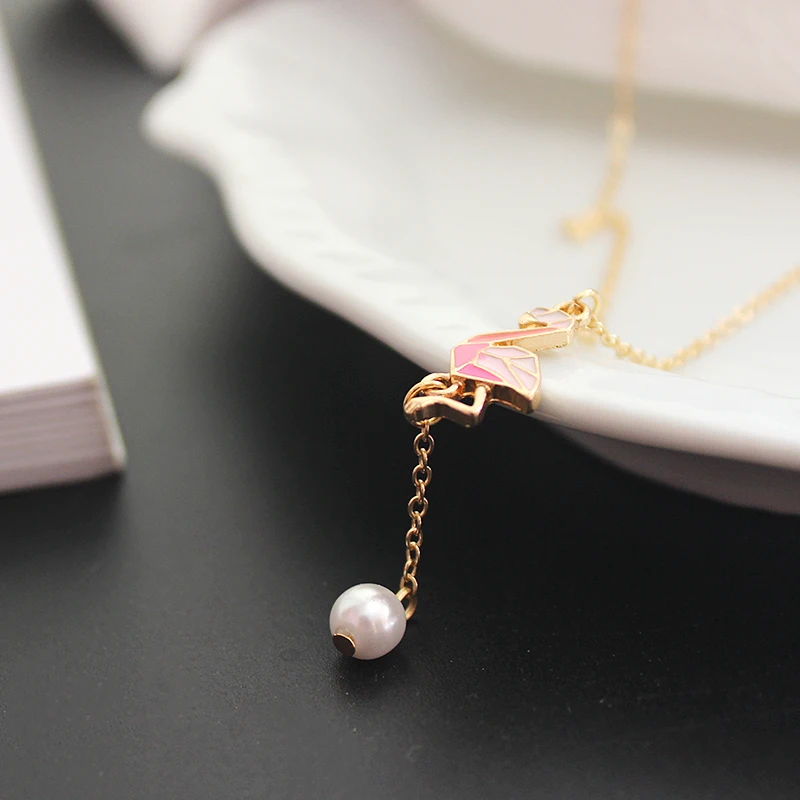 Модные ювелирные аксессуары эмалированный попугай Фламинго Тукан птица кулон