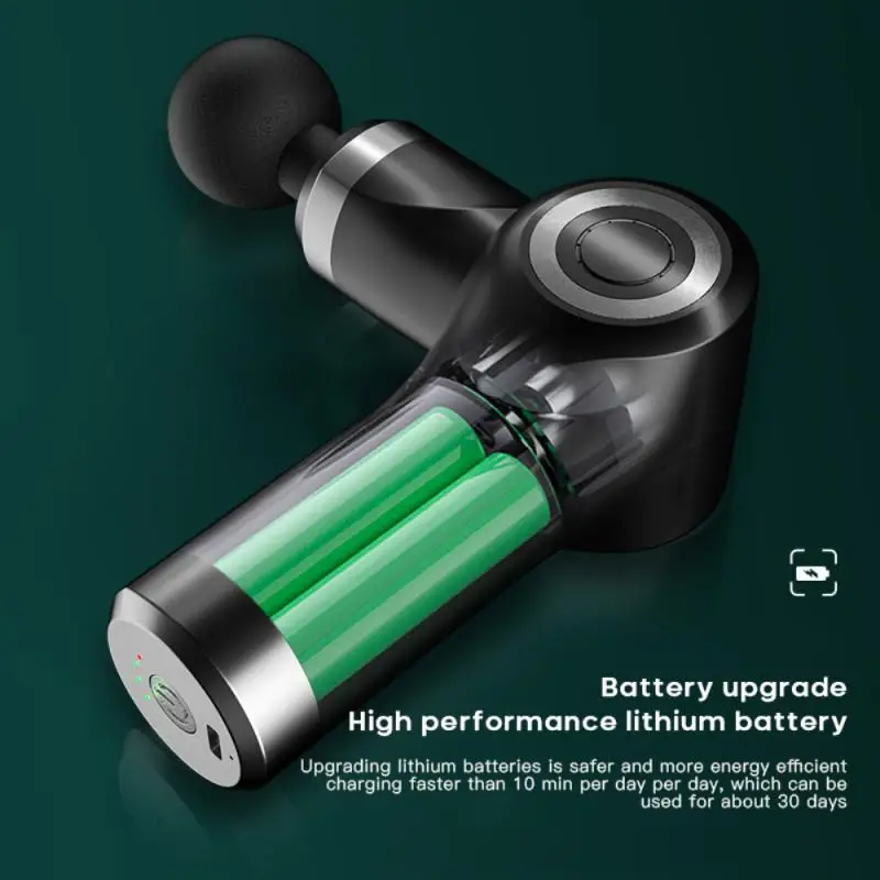 

Folding Portable Mini Massage Gun Fascia Gun Therapy Muscle Massager Pain Relief NEW Gift For Couples