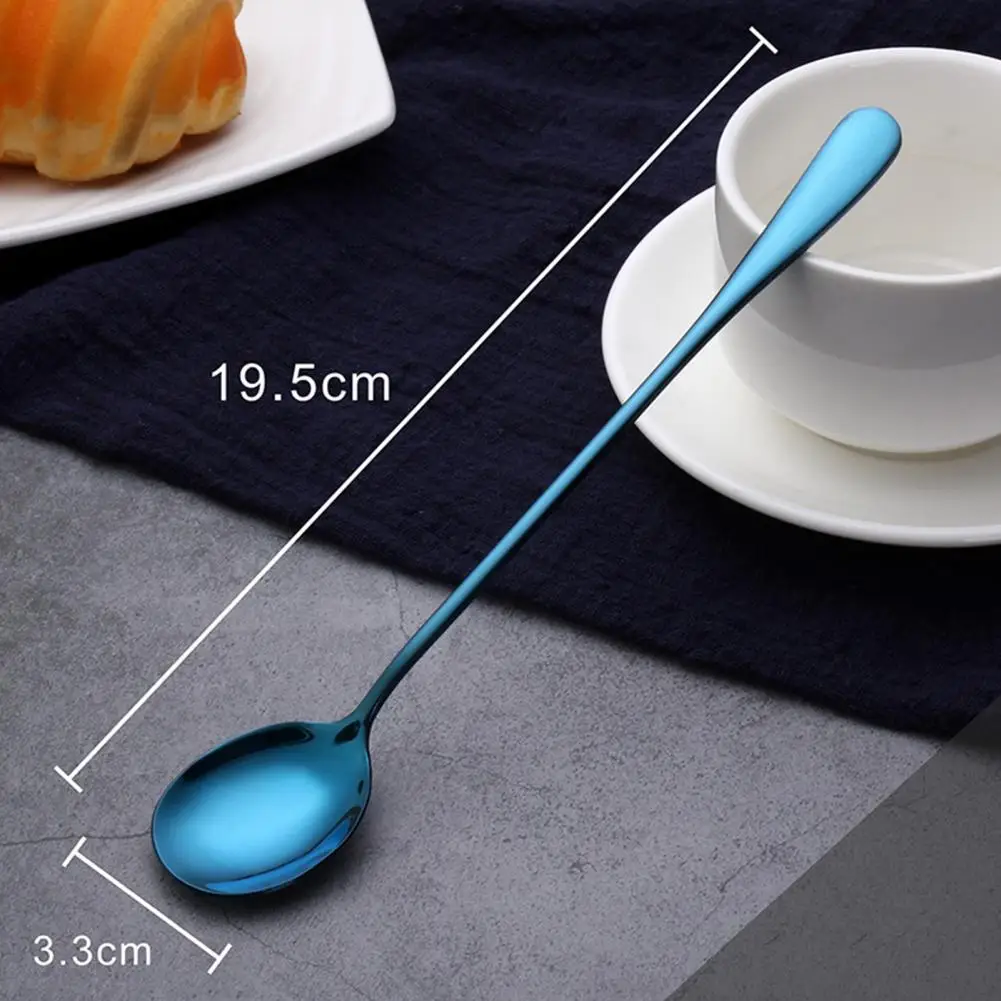 

Coffee Spoon Food Grade Corrosion Resistant Stainless Steel Drinking Flatware Spoon Decor for Home
