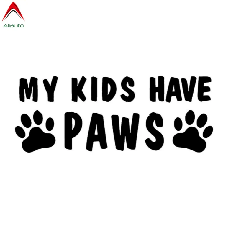Автомобильная наклейка Aliauto с мультяшным рисунком Мои дети лапы автомобильные