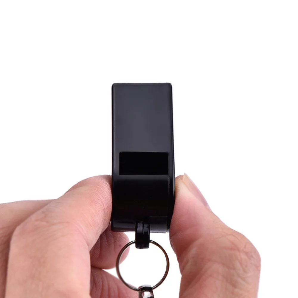 

2pcs Sports Training Whistles with Lanyard (Black)