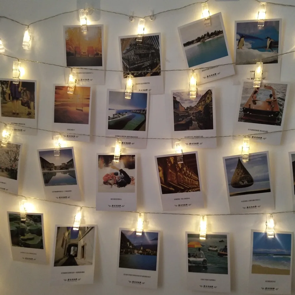 Гирлянда светодиодная на клипсе 1 5/3/6 м|Осветительные гирлянды| |