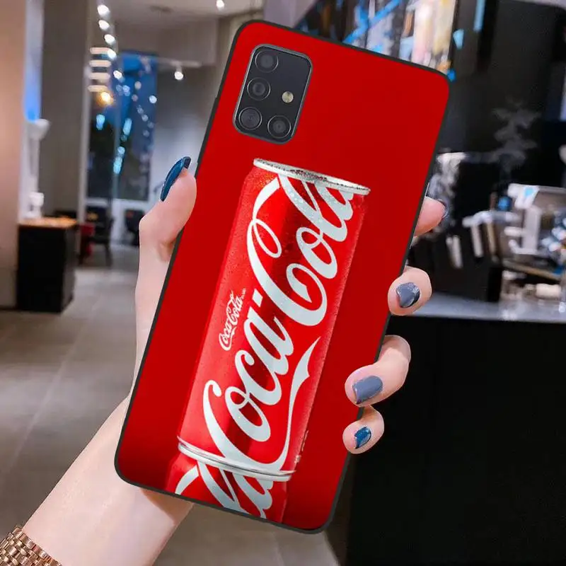 

American brand Coca black Phone Case Hull for Samsung S20 plus Ultra S6 S7 edge S8 S9 plus S10 5G lite 2020