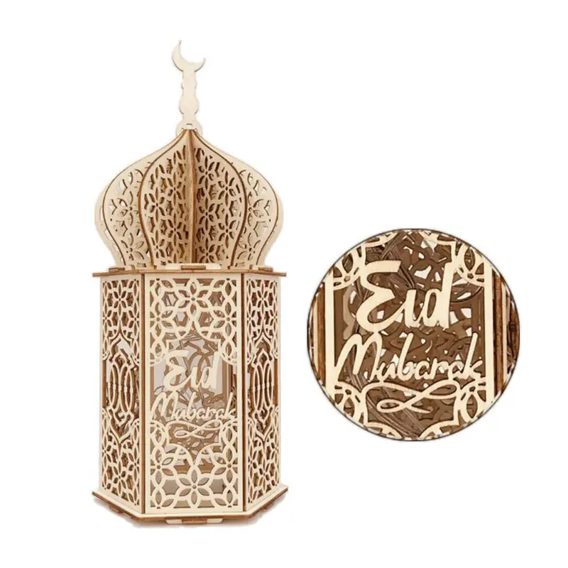 

Деревянный DIY дворцовый светодиодный ночник украшение Мубарак украшение мусульманский ислам