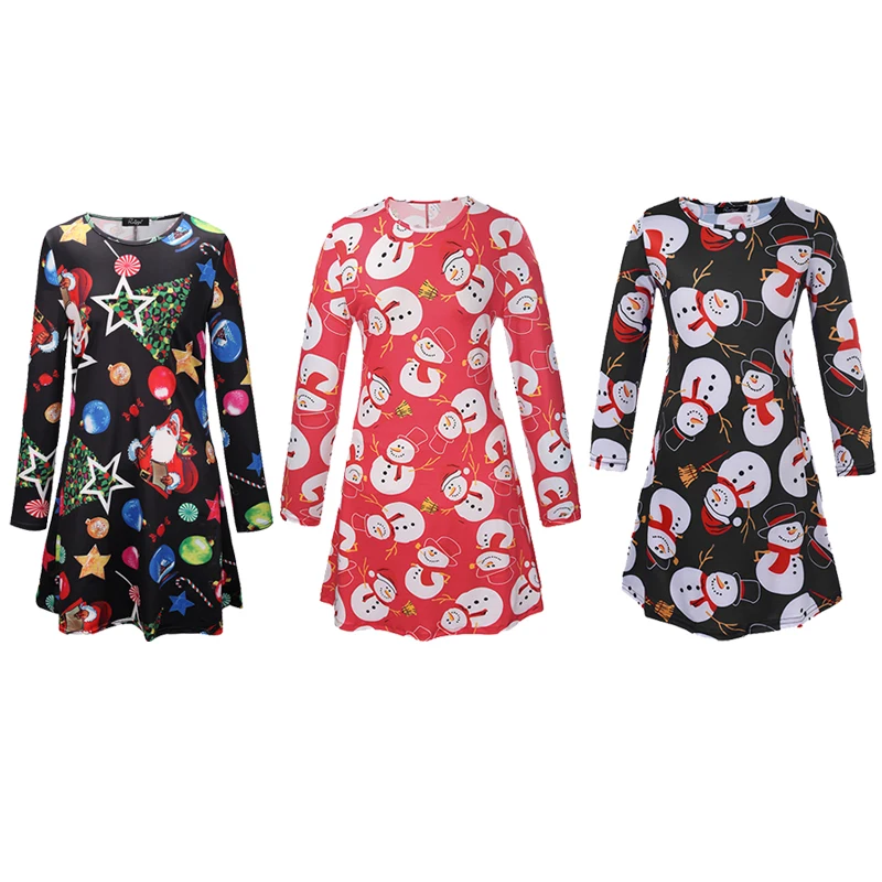 Рождественская Пижама семейные модные платья для мамы и дочки новинка 2019 осенняя