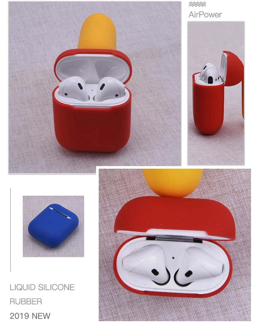 Жидкий силиконовый чехол для Air pods роскошный для Airpods 2 чехла покрытие Bluetooth покрытие для наушников для AirPods Чехлы для гарнитуры coque