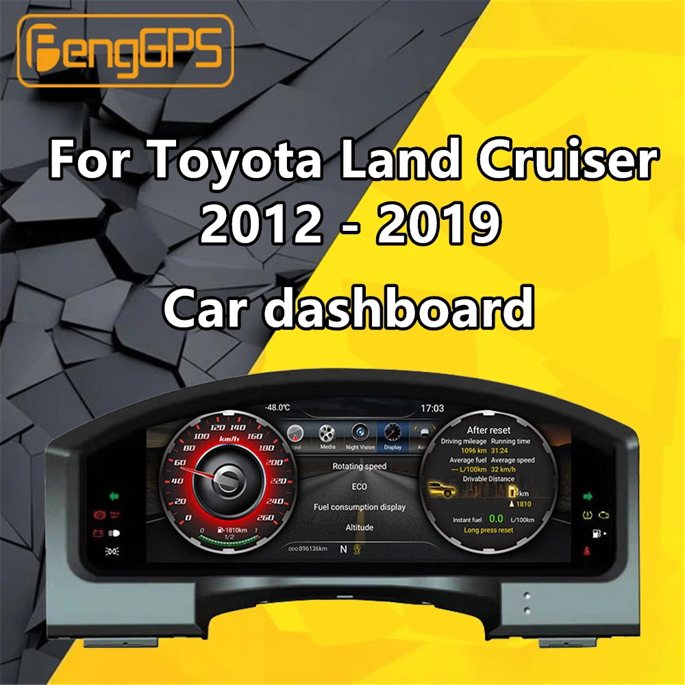 Для Toyota Land Cruiser 2012 2013 2014 2015 2019 Автомобильный мультимедийный плеер стерео головная