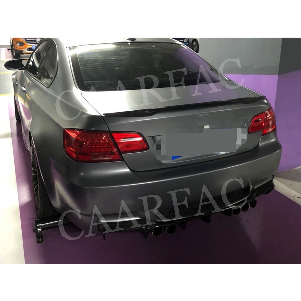 Задний спойлер из углеродного волокна с диффузором для BMW E92 M3 Coupe E93 кабриолета 2009