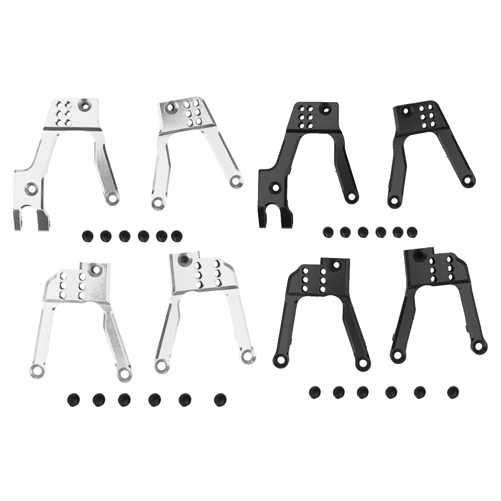 

4x 1:10 Alloy RC Shock Damper Towers Mount for SCX10 II 90046 90047 Spare Parts