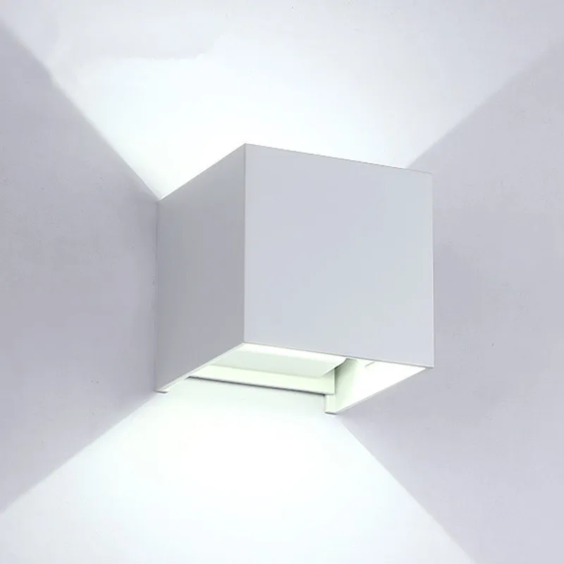 Новый настенный светильник наружный водонепроницаемый квадратный простой