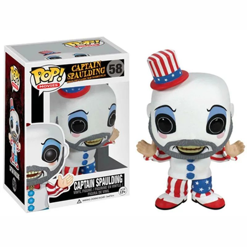 Дом из 1000 трупов Фигурки игрушки #58 Captain Spaulding Коллекция Модель украшения куклы