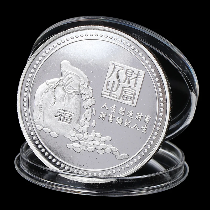 2020 год крысы памятная монета китайский зодиак сувенир вызов коллекционные