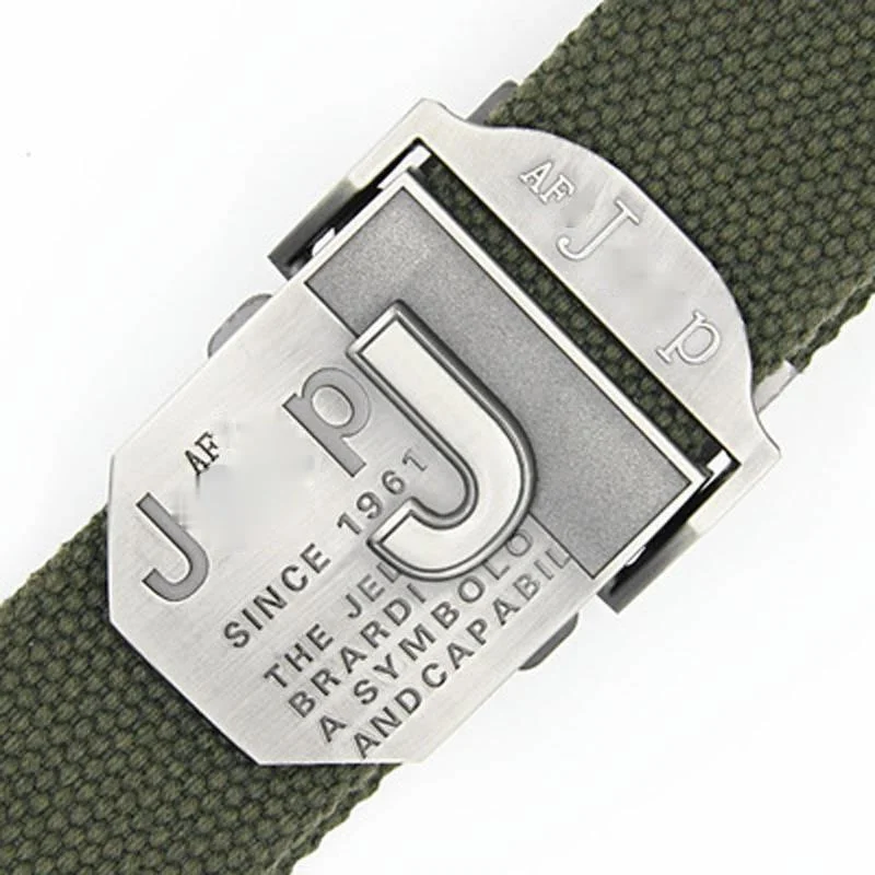 

Military Belts Men Casual Canvas Belts Male JP Metal Buckle Lenght 130CM Width 3.8CM Adjustable Mens Waist Belts Ceinture Homme