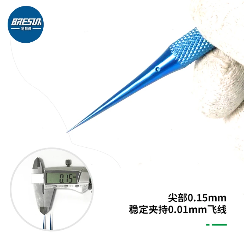 Пинцет для проволоки со сканером отпечатков пальцев из титанового сплава -