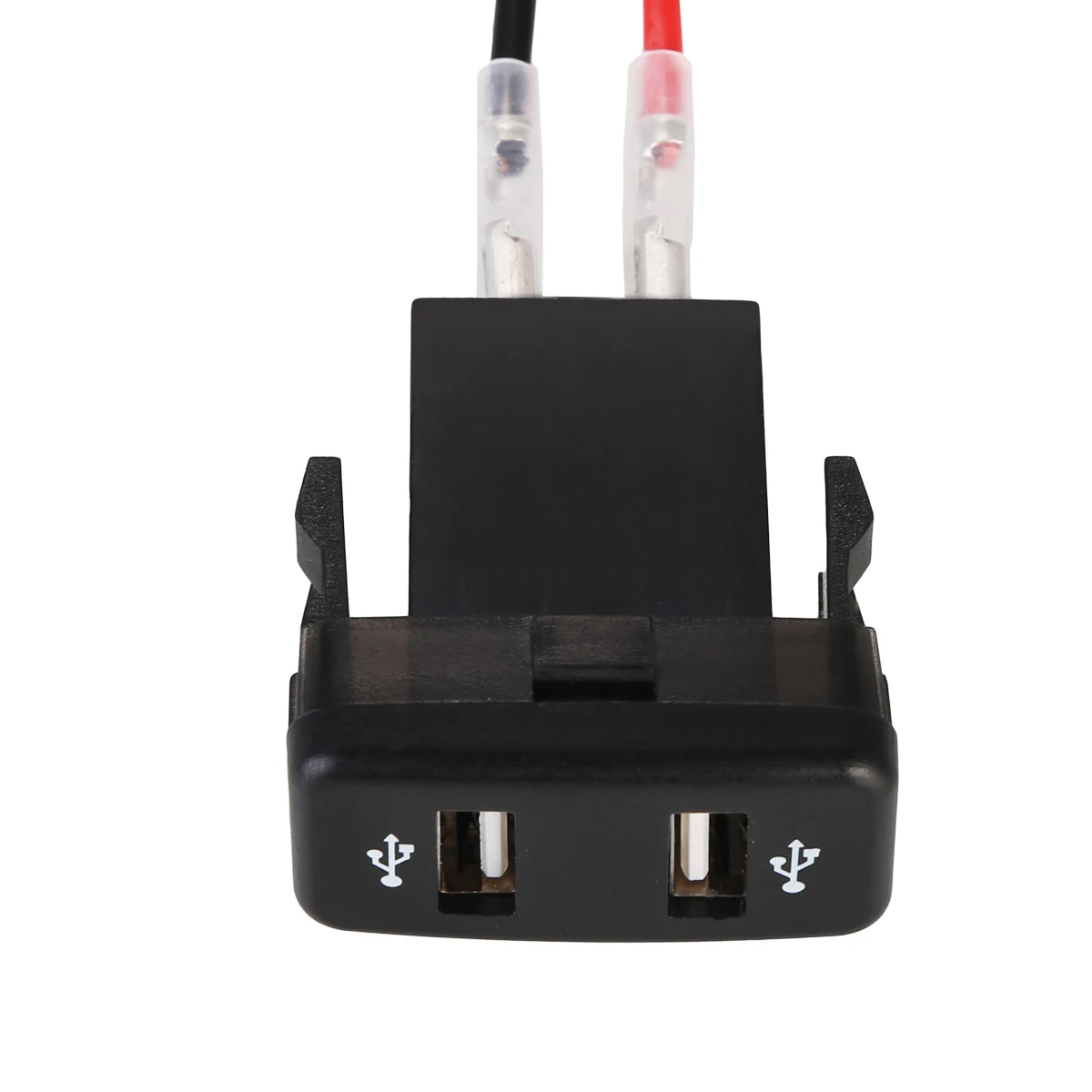 Автомобильное зарядное устройство с двумя usb-портами 12-24 В 5 4 2 А голубое