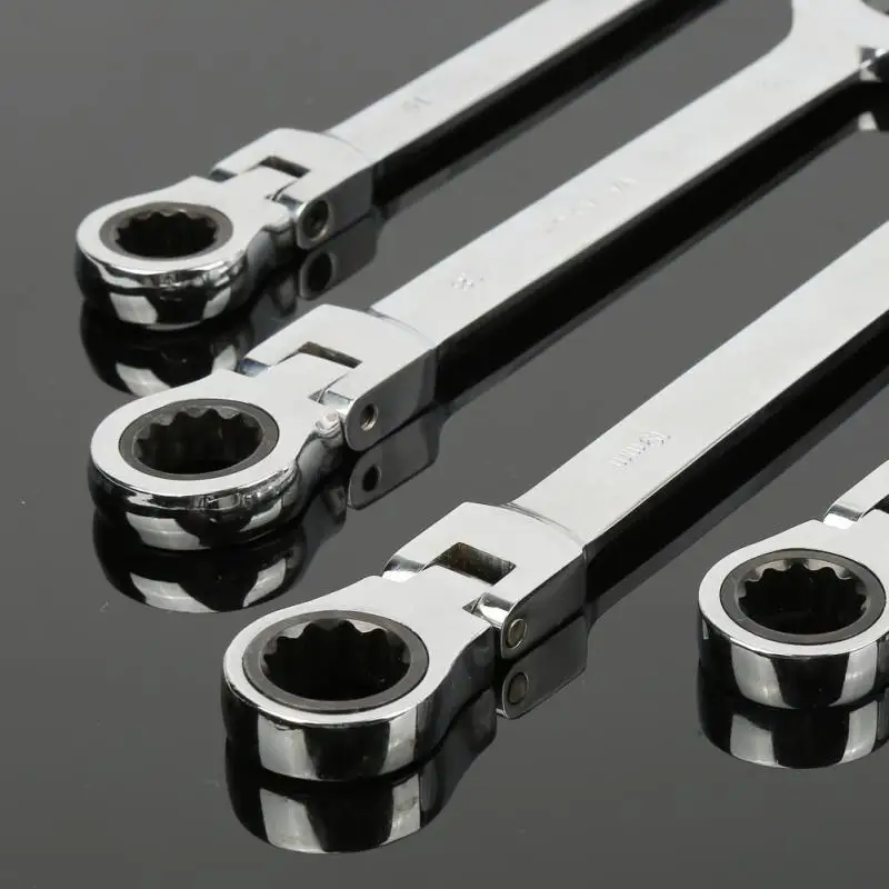 Набор гаечных ключей с храповым механизмом комплект комбинированных