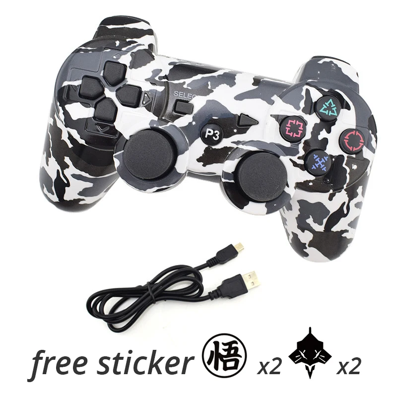 Данные лягушка для sony Playstation3 для PS3 контроллер беспроводной Bluetooth геймпад джойстик для Mando PS3/геймпады для ПК контроллер - Цвет: Camel 2