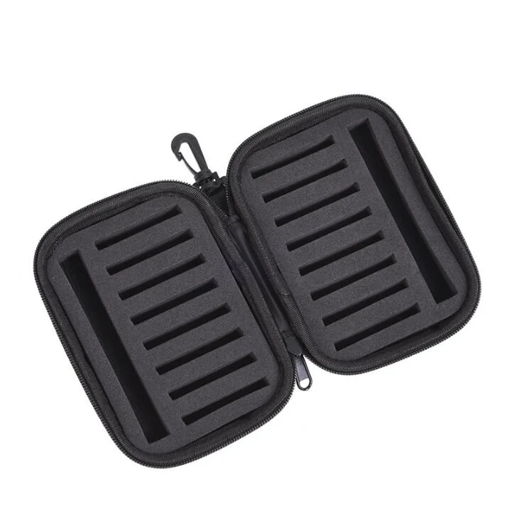 Двойными бортами Fly рыболовные приманки Spinner ложка коробки пены под названием