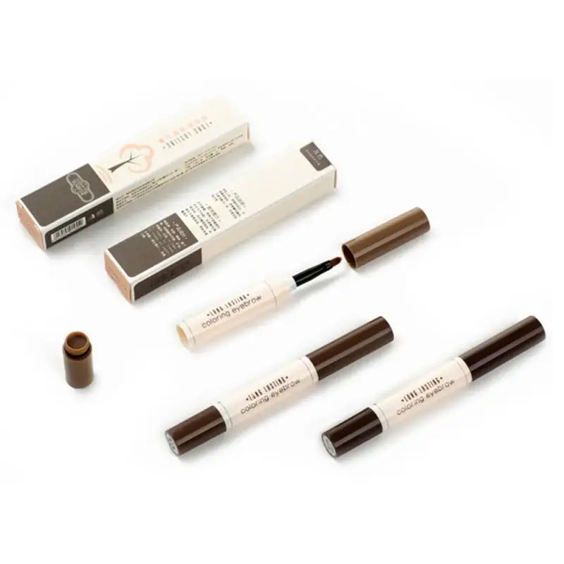 

Long Lasting Eyebrow Gel Waterproof Eyebrow Cream No Fading Eyebrow Gel Tint Double-headed Eye Brow Pencil Enhancers TSLM1