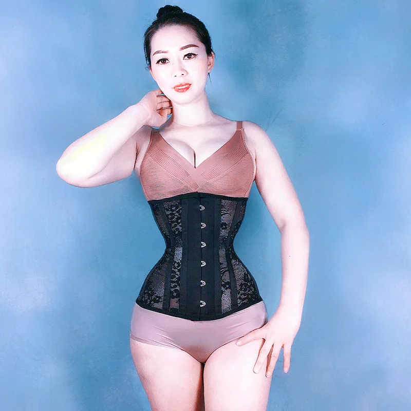 SEXY Gothic Underbust Corset and Waist cincher Bustiers Top Workout Shape Body Belt Plus size Lingerie XXS-XXL