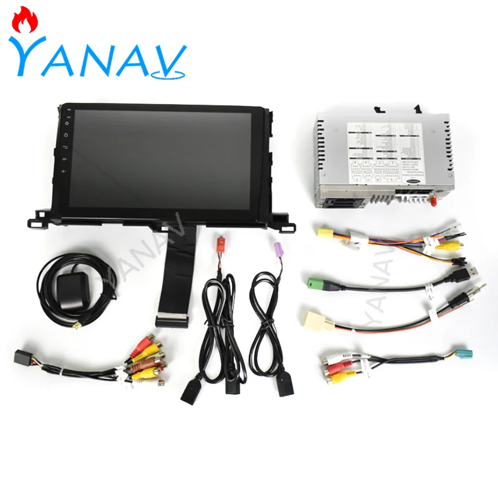 

2 DIN Android Car Radio Stereo Receiver For-Toyota highlander 2015 GPS Navigation Audio Multimedia Head Unit Player HD Screen