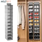 10 слоев, подвесная сумка для хранения одежды, шляпы, нижнего белья