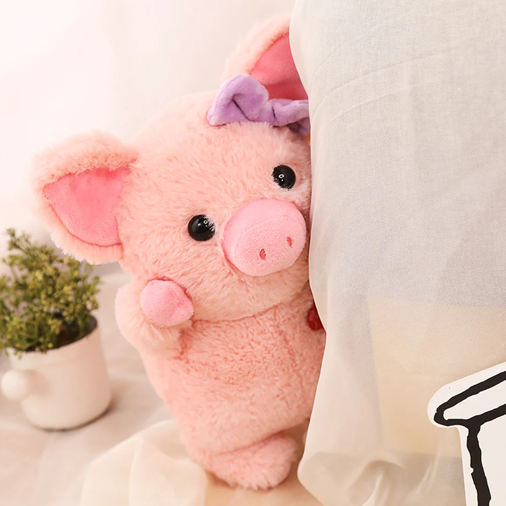 Мультфильм милые розовые мягкие плюшевые игрушки набитое мягкое животное
