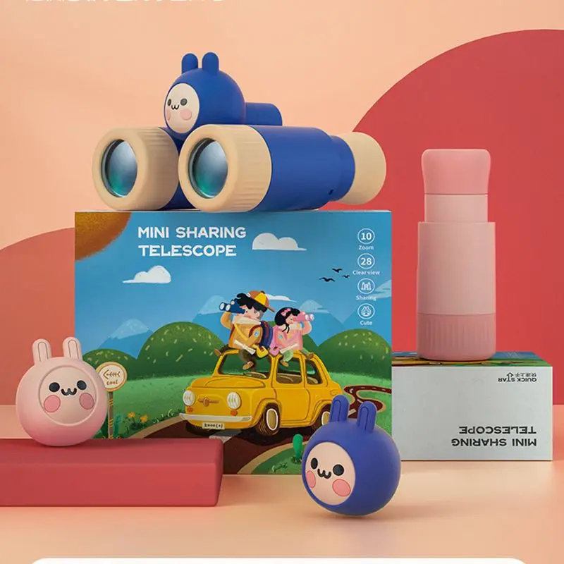 

New Arrive Children's Sharing Telescope Single And Double Tube Removable HD Focusing Detachable Outdoor Magnifier Kids Toys Gift