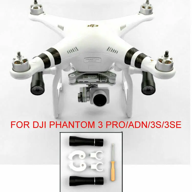 

360 градусов Ночная Светодиодная лампа поиссветильник для DJI PHANTOM 3Pro Adv 3SE 3S головсветильник Свет F светильник