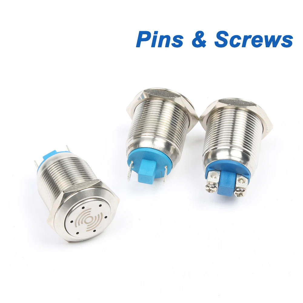 19 мм металлическая Водонепроницаемая нержавеющая сталь со светодиодной