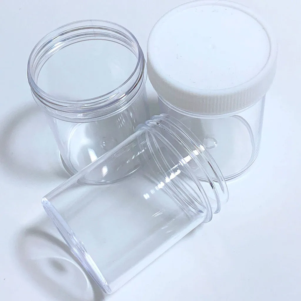 Container Slime Clay Makeup Jar Cosmetic Pot Home Organizer Tools Storage Accessories 2019 Box #20 |