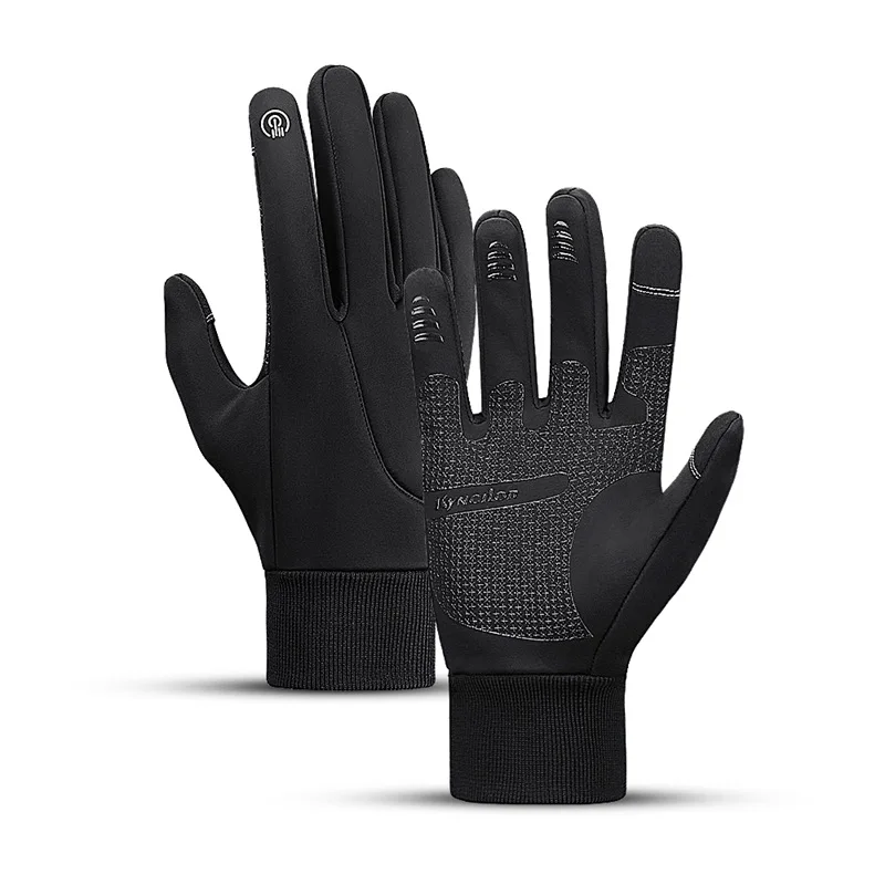 

Теплые ветрозащитные перчатки водоотталкивающие Нескользящие износостойкие спортивные перчатки для сенсорных экранов зимние перчатки