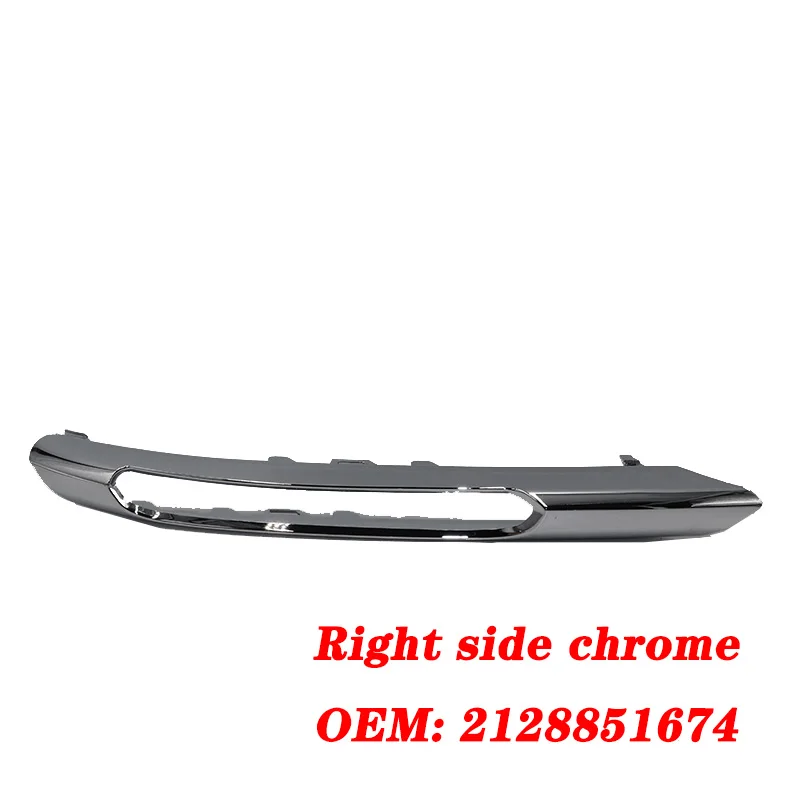 Right side chrome Передняя решетка автомобиля, дневной ходовой светильник, крышка 2128851523 2128851623 2128851574 2128851674 для Mercedes E-Class W212 2012 2013 - Цвет: Right side chrome