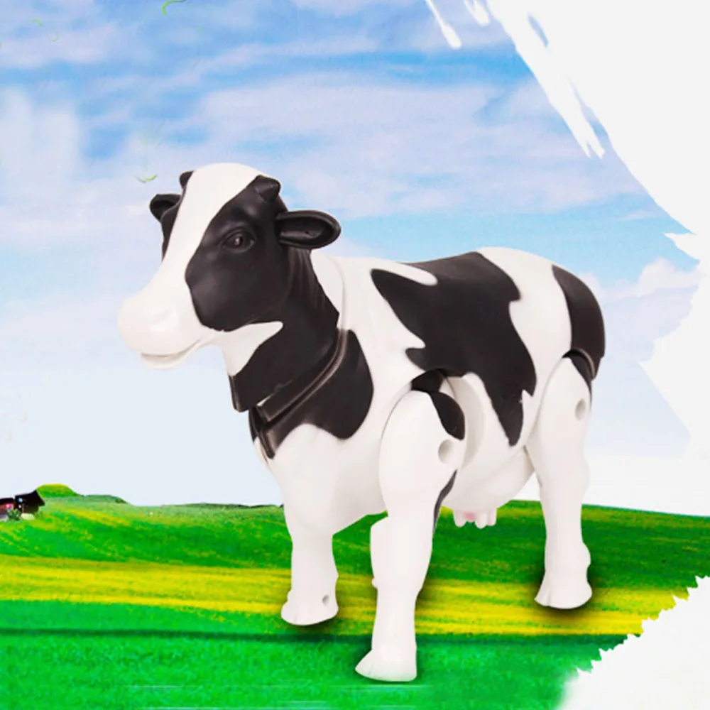 

Electric Cow Realistic Simulation Cow Figure Model for Kids Children