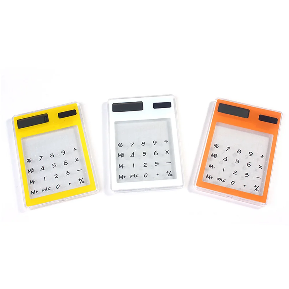 Солнечный ультра тонкий сенсорный ЖК-дисплей 8 цифр электронный прозрачный