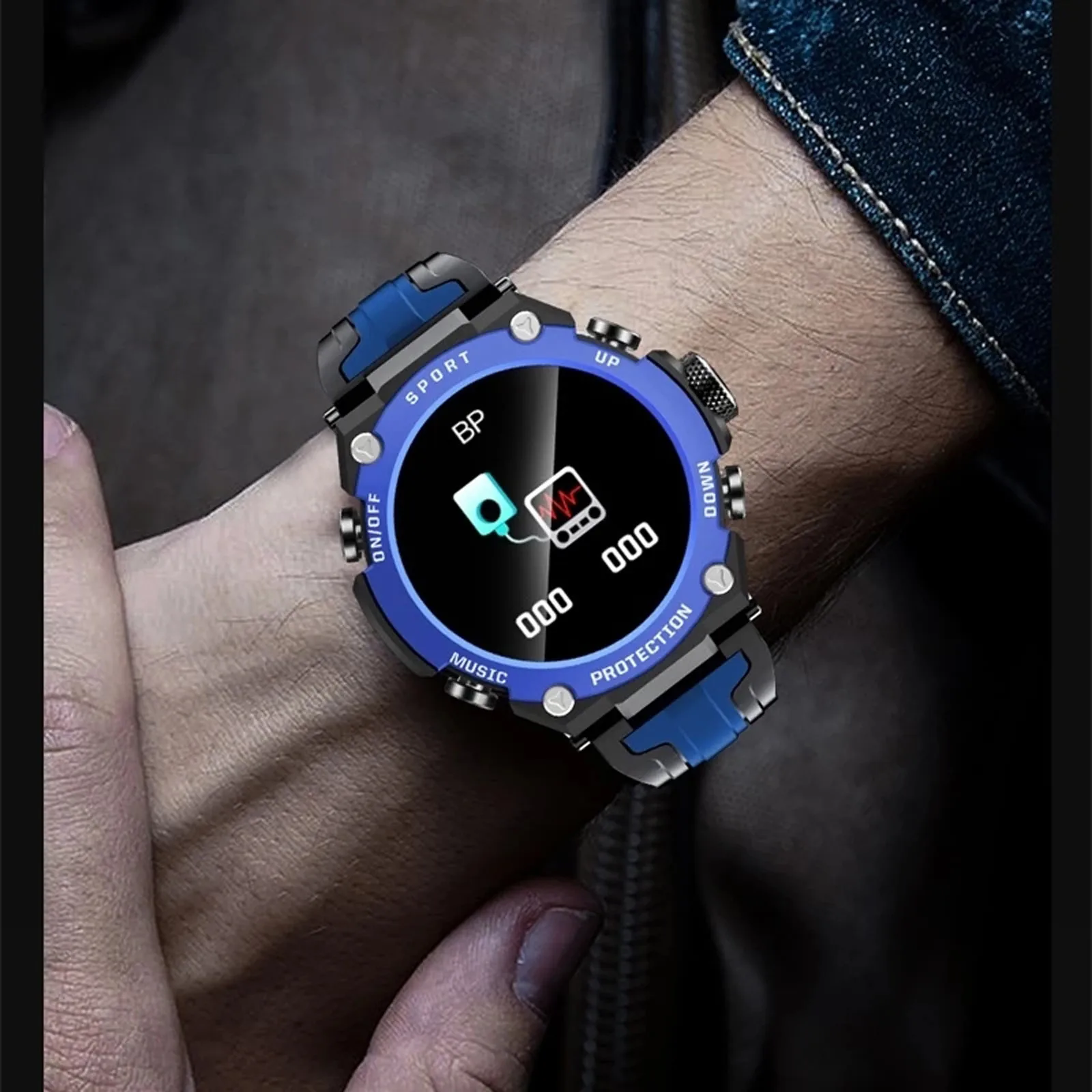 

2020 Bluetooth Music Smart Watch Dk10 High Diving Ip68 Waterproof Heart Rate Weather Fitness Outdoor Sports Watch Android Ios#g3