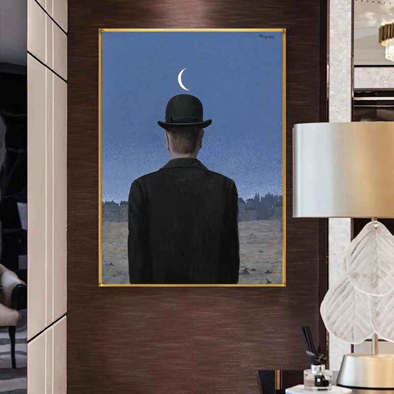 Rene Magritte сюрреалистичный классический художественный Рисунок репродукции холст