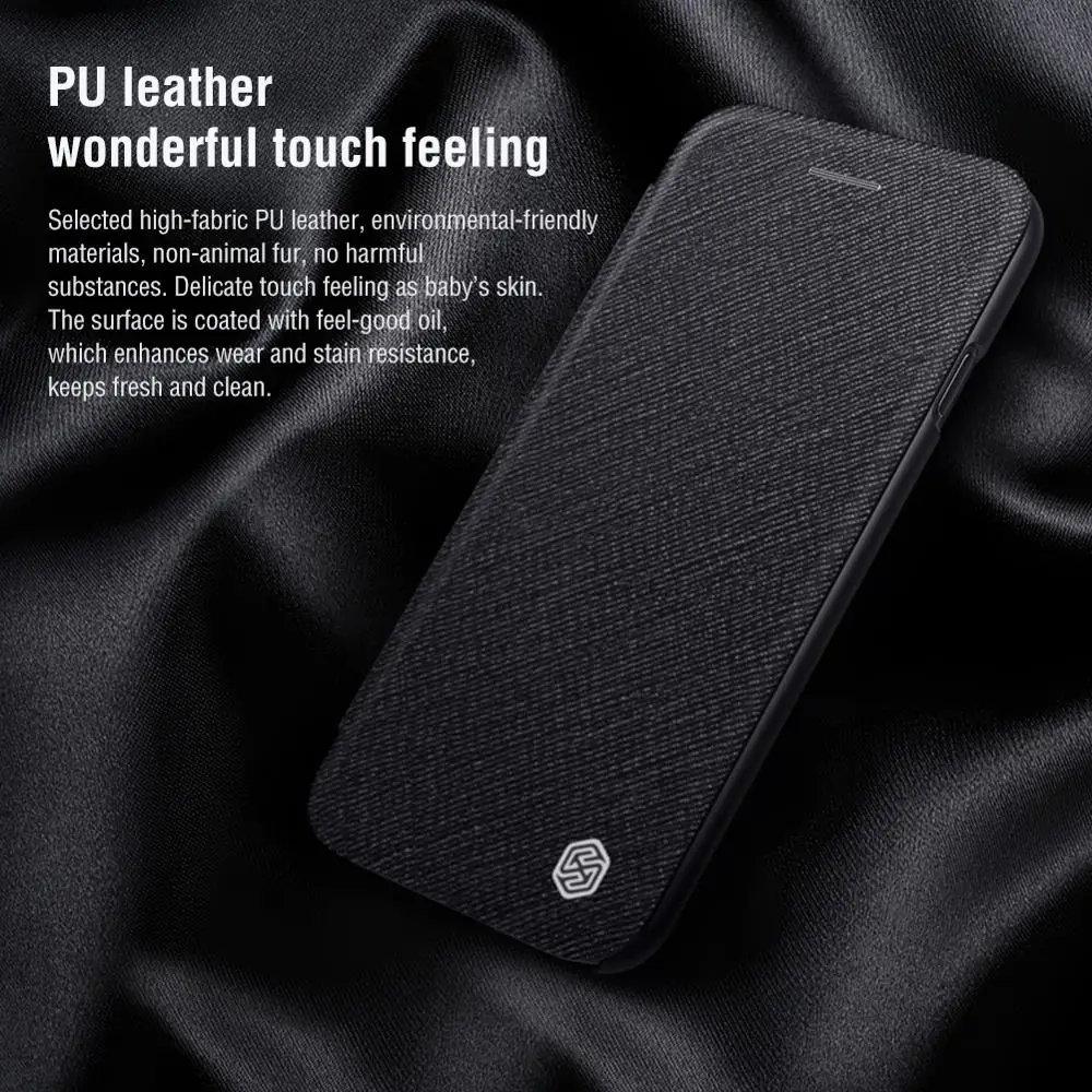 

For iPhone SE 2020 Case Funda NILLKIN PU Leather Flip Cover + PC Back Cover Case for iPhone 8 7 SE 2