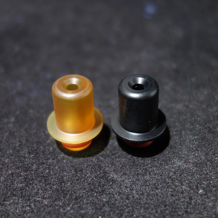 1 шт. 510 MTL капельный наконечник Pei Pom с двойным кольцом Vape аксессуар для Coppervape Ubertoot