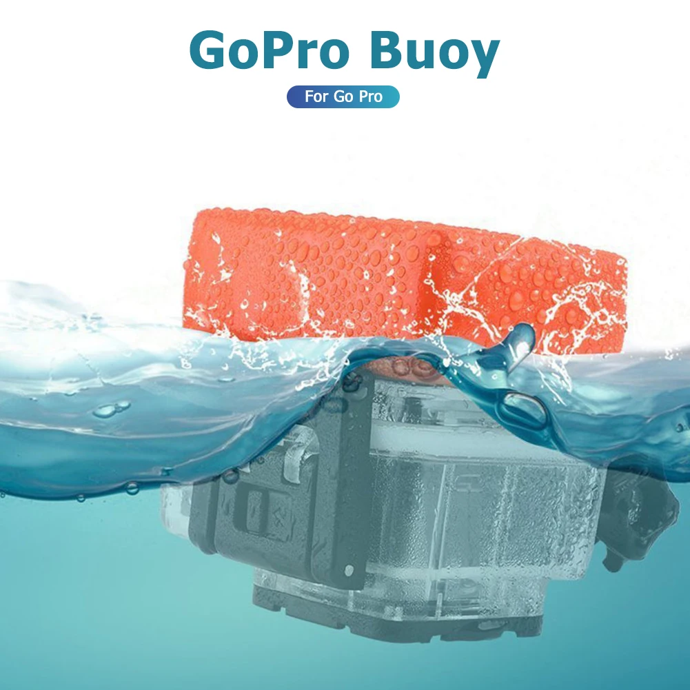 

Floaty Block Anti Sink Buoy Float Sponge With Adhesive For GoPro Hero 9 8 7 6 5 4 Sports & Action Video Cameras Accessories