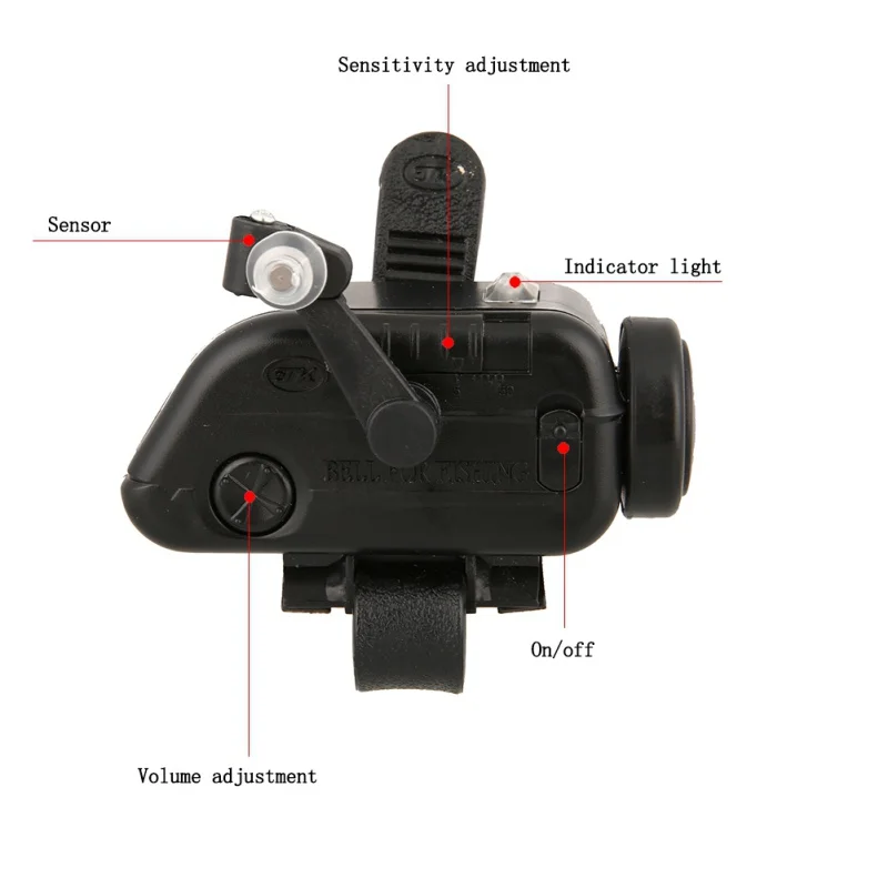 

Fish alarm alarm high sensitivity battery-powered non-slip portable volume electronic signal device saltwater fishing rod bait