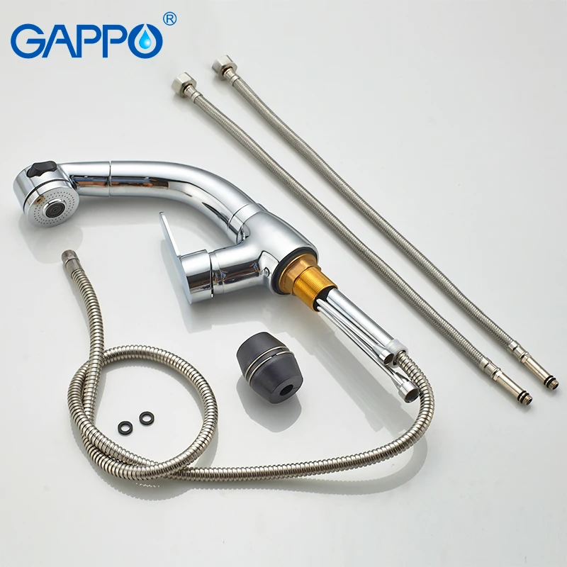 Выдвижной Смеситель GAPPO кран для раковины крепление на поверхность водопад |
