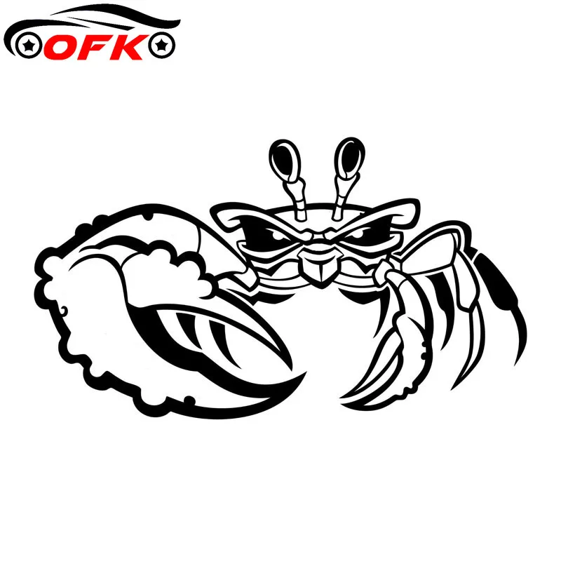 

Car Stickers, Motorcycle Decals CRAB Decals Unique Decorative Accessories,to Cover Scratches Sunscreen PVC.18cm*10CM
