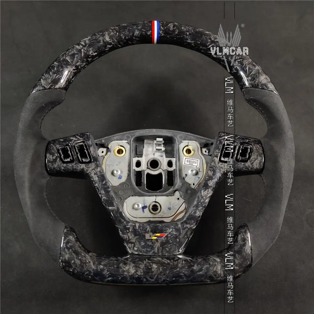 Индивидуальное индивидуальное рулевое колесо из углеродного волокна для CTS V1 2004