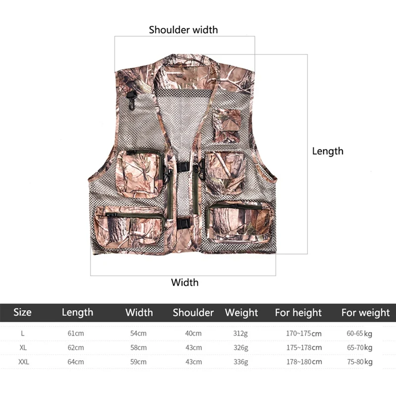 

Quick Dry Fish Vest Pocket Fishing Vest Breathable Material Fishing Jacket Outdoor Sport Survival Utility Safety Vest