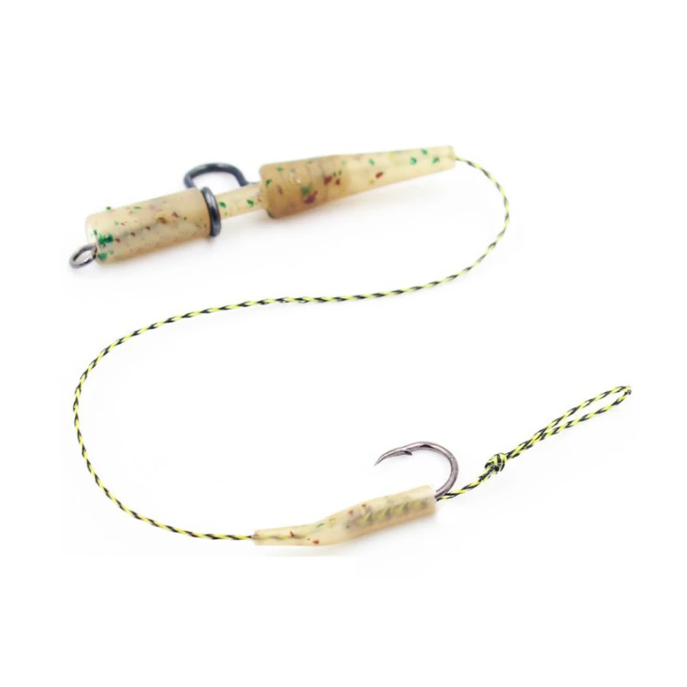 

Hair Rigs Hook Sleeves Terminal Tackle End Line Aligners Portable Rubber