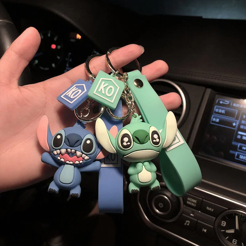 

Creative Personality Silicone Anime Cartoon Doll Keychain Pendant Cute Couple Backpack Pendant Car Key Accessories
