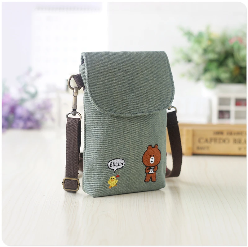 Женская сумка-кошелек на плечо из текстиля | Мобильные телефоны и аксессуары