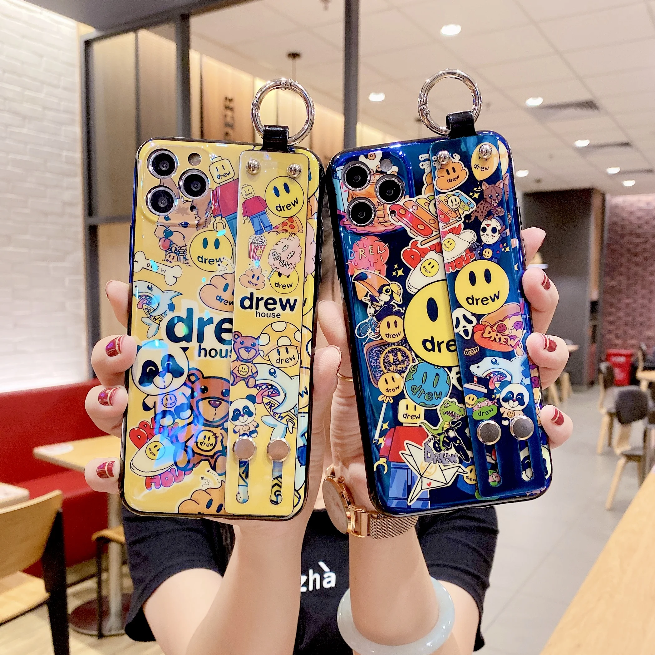 

Blue Ray Cartoon Phone Cover For OPPO RealmeC12 Silicone Soft TPU Case