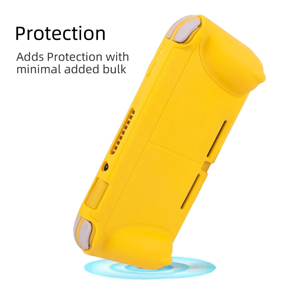 Мягкий ТПУ чехол CHINFAI для shand Switch Lite эргономичный Нескользящий Резиновый защитный чехол-подставка для NS Switch Lite мини-консоль